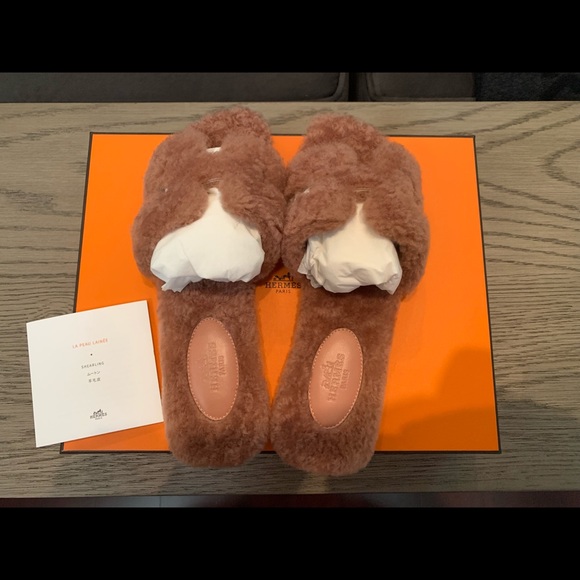 Shearling Oran Sandals 
